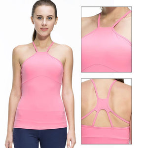 Fitted Yoga Halter Top - Iyoga