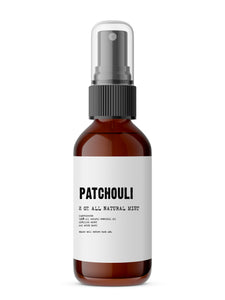 Patchouli - Meditation/Body Mist - Made with All Natural Ingredients