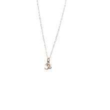 Load image into Gallery viewer, Dainty Om - Sterling Silver Necklace