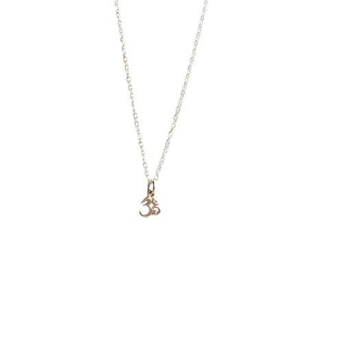 Dainty Om - Sterling Silver Necklace