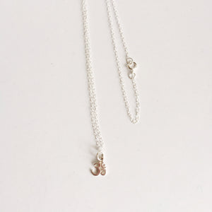 Dainty Om - Sterling Silver Necklace