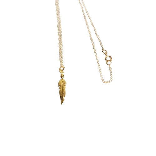 Feather - 14k Gold Filled Necklace