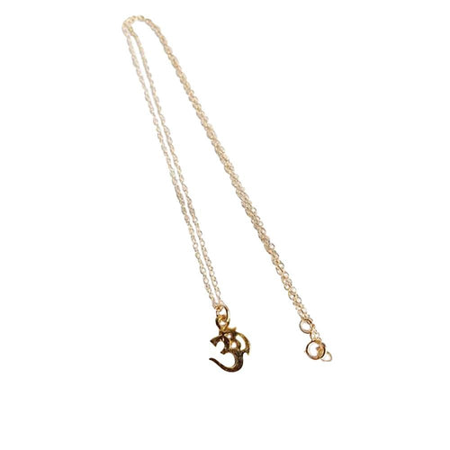 Om Stamp - 14k Gold Filled Charm Necklace