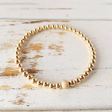 Load image into Gallery viewer, Gold Filled Beaded Bracelet